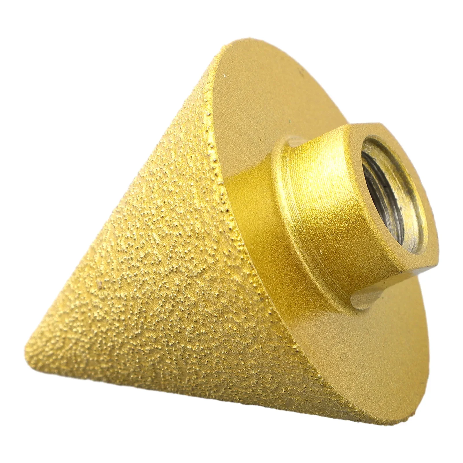 Imagem -02 - Rosca Diamante Chanfro Escareador Bits Cone Esculpir Polimento Rebolo para Moedor de Ângulo de Moagem Cônica 38 mm 50 mm