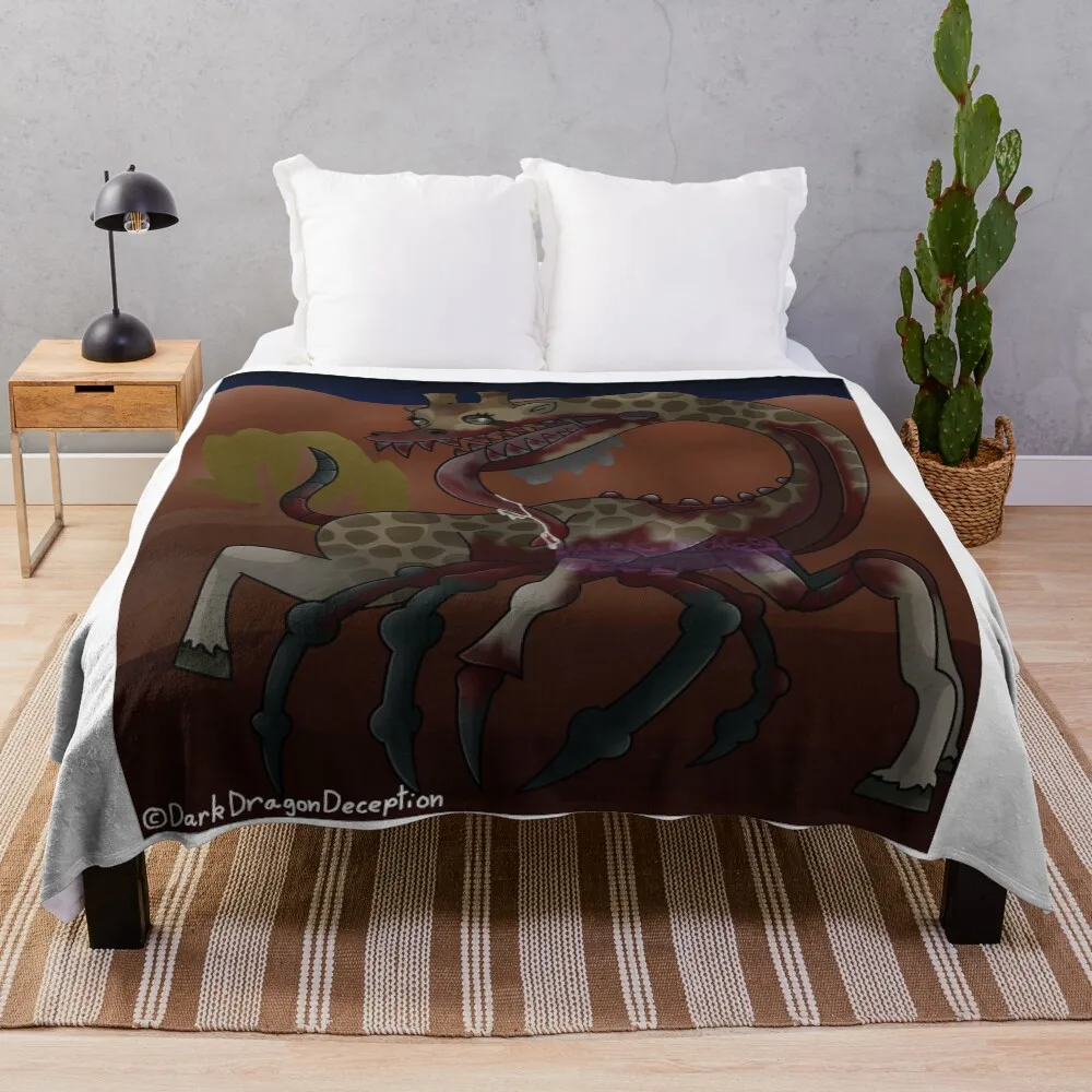 

The Giraffe Enclosure (Zoochosis) Throw Blanket Fluffy Cozy Throw Blanket for Home Decor