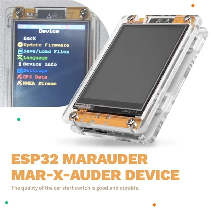 CYD Marauder 2432R028 ESP32 لوحة تطوير Marauder 1.7.2 البرامج الثابتة 2.8 بوصة 240X320 شاشة ذكية محمولة #3