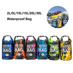 Waterproof Dry Bag Pack for Swimming, Rafting, Kayaking, River Trekking Storage Bags, Rafting Sack, Pouch Bag, 2 L, 5 L, 10 L, 1