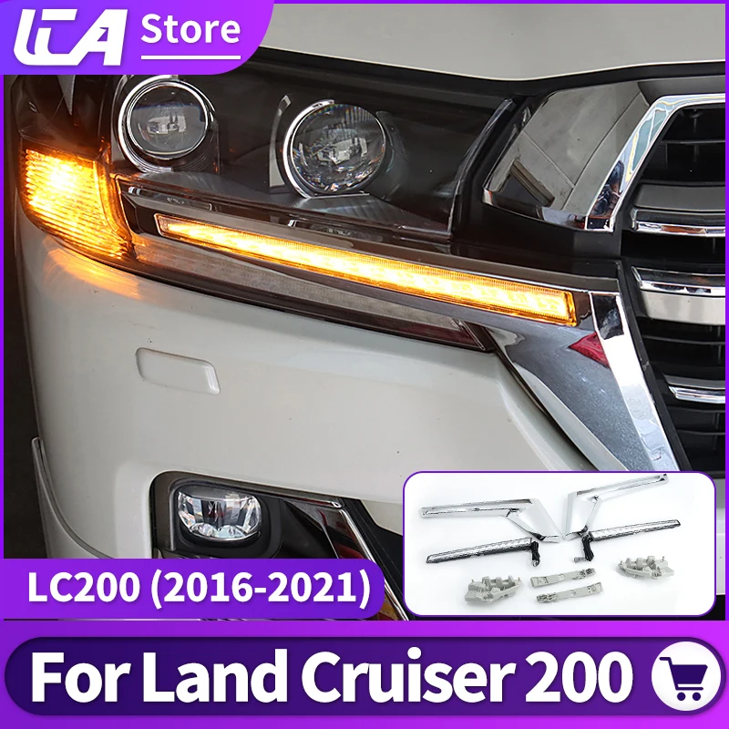 

Dynamic LED Turn Signal Light For Toyota Land Cruiser 200 LC200 2016-2021 Upgrade Modification Accessories Daytime Running lamp