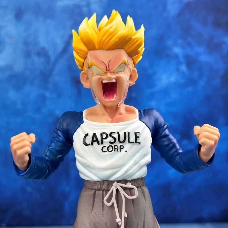 Anime Dragon Ball Z Trunks Figure Super Saiyan Trunks Statue Replacement Light Head Pvc Action Figures Collection Model Toys view 3