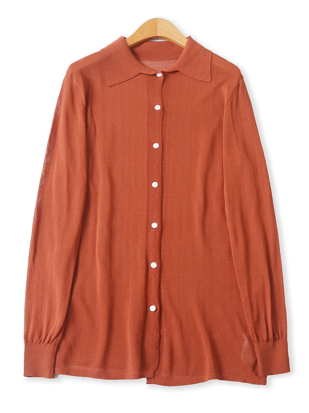 

Тонкий вязаный длинный открытый кардиган све со свободным воротником, женский осенний новый универсальный свободный крой, трикотаж на одной пуговице