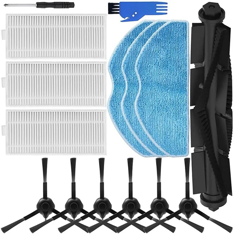 

AONEQ-Replacement Parts Kit For 360 For Botslab S8/S8+ And For EZVIZ Robot Vacuum Cleaners Brushes, Filters