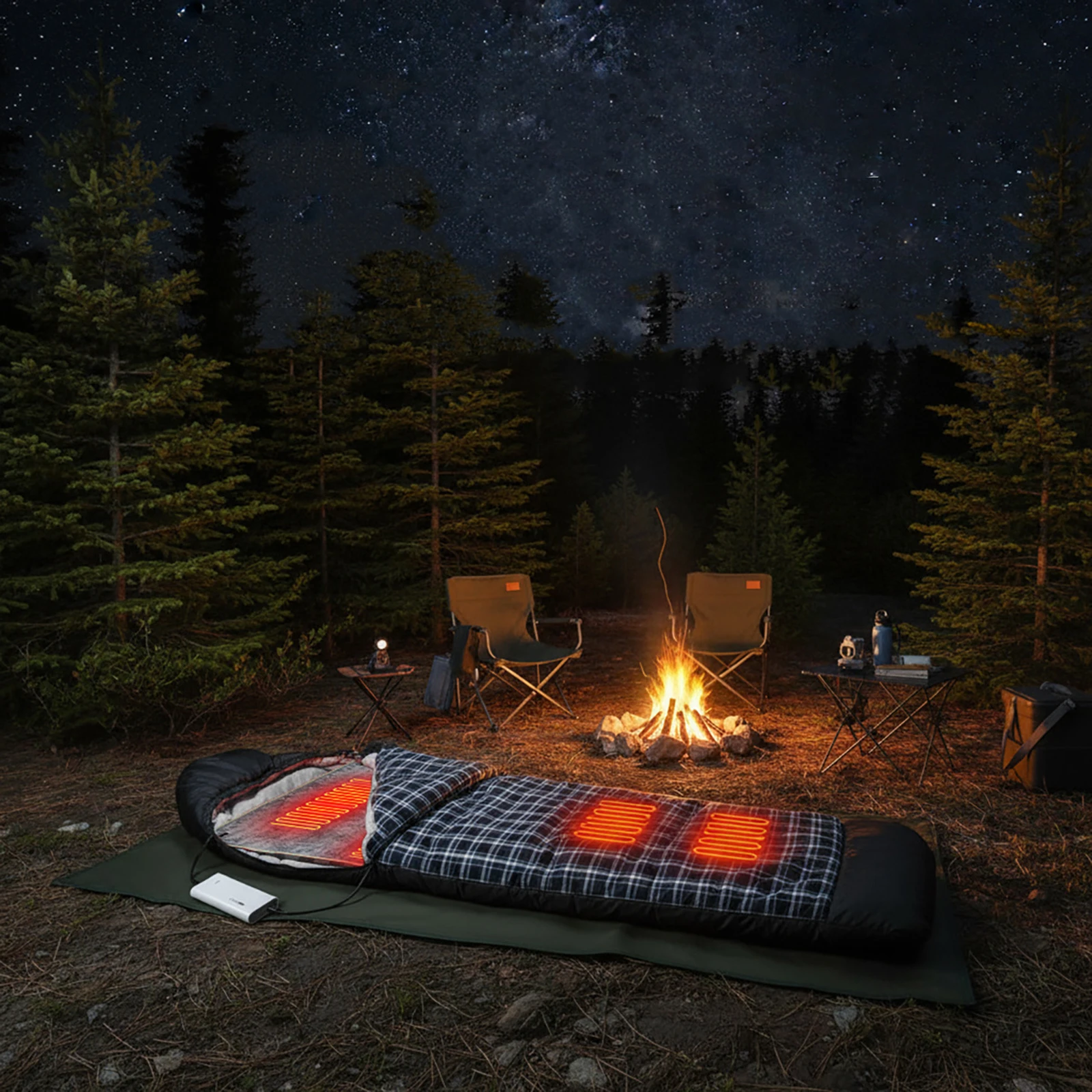 Portable USB Heated Sleeping B - огляд і ціна Outdoor Adventure Hours