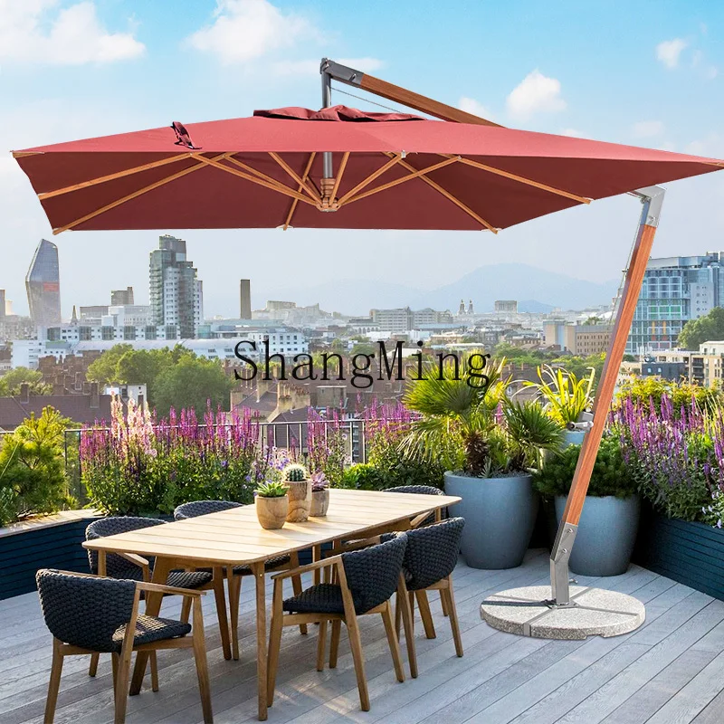 FG good-looking courtyard rooftop large parasol shop entrance large stall Internet celebrity courtyard sun umbrella