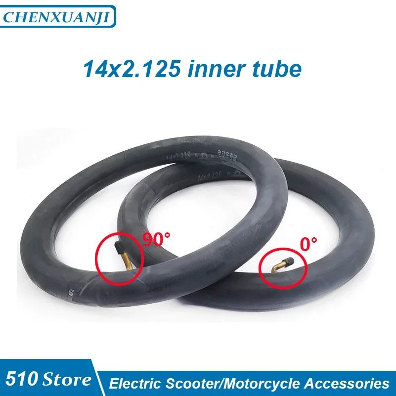 14x2.125 14x1.95/2.125 Inner Tube for 14 Inch Electric Bike  KUGOO V1   Accessories E- Baby Carriage Parts