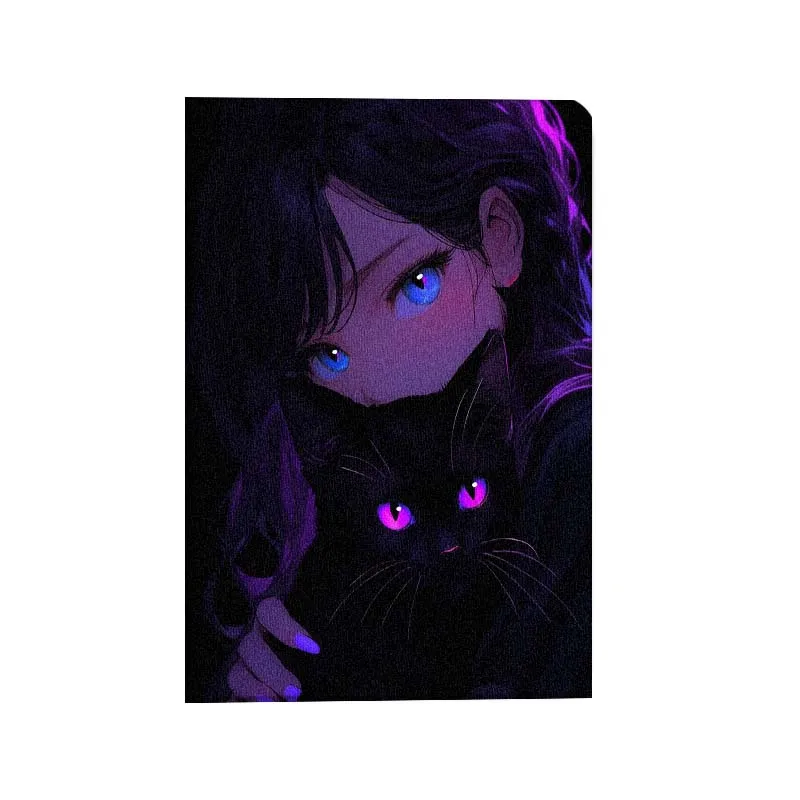 Cartoon Cat Girl Eyes Soft For Lenovo Xiaoxin Pad Pro Tab P12 P11 11 11.2 11.5 10.6 inch K10 M10 Plus Tablet Case
