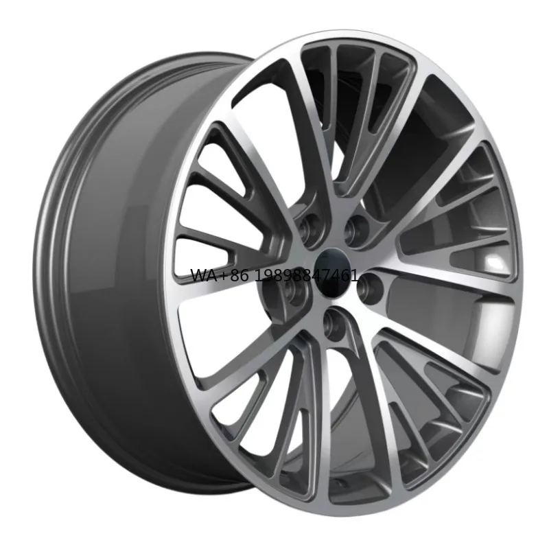 New 5x108 Forged Gun Grey Aluminium Alloy Car Rims Machine Face Passenger Wheels for Jaguar XF XFL XE XEL XJL F-PACE