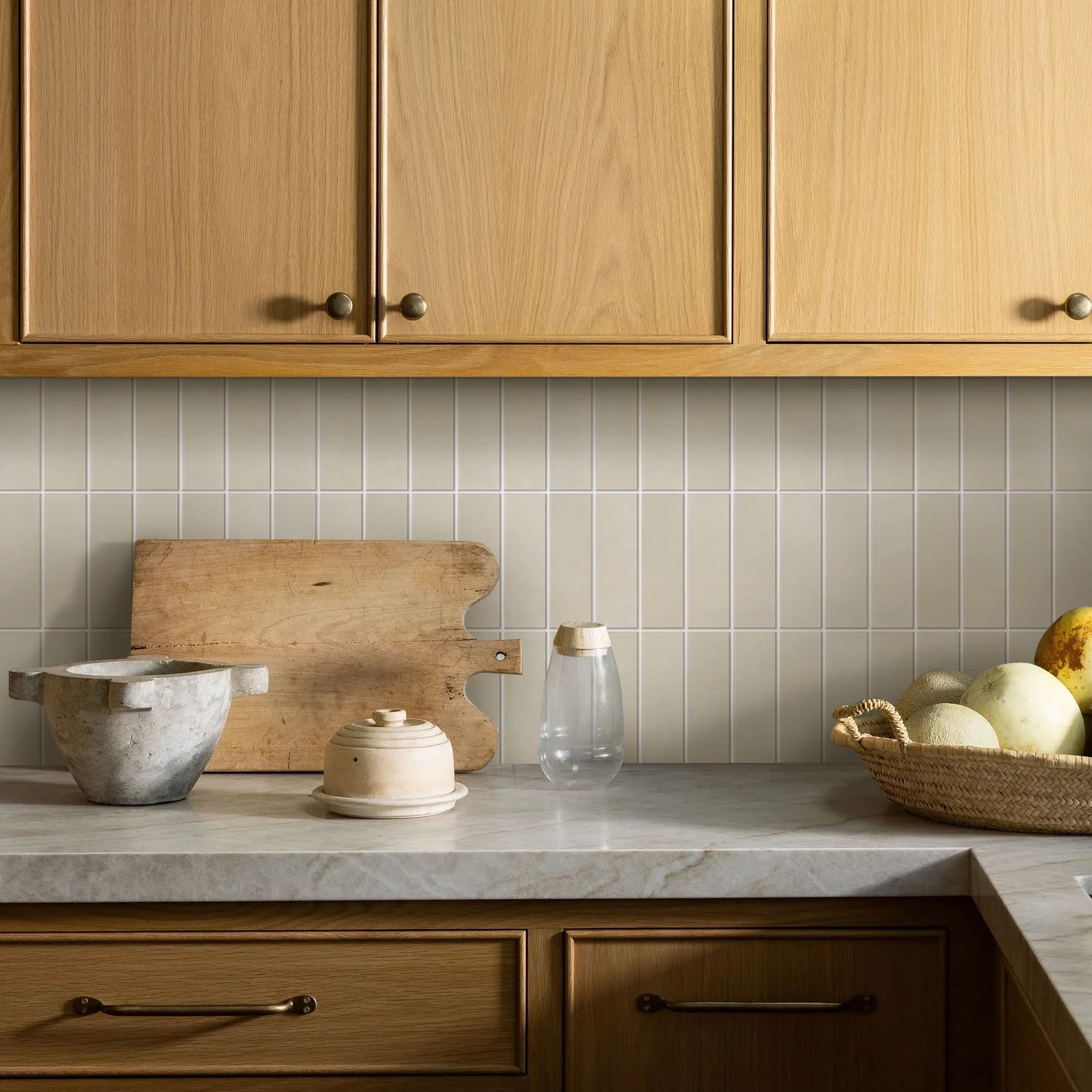 10PCS Linear-Pattern PVC 3D Wall Panels, Self-Adhesive Wall Stickers, Waterproof and Heat-Resistant, for Kitchen, Bedroom, etc.