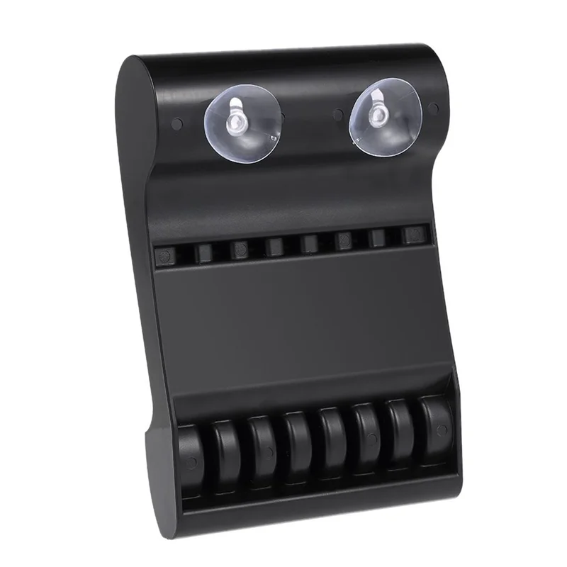 A83X-2X صالون المقصات حامل الرف حامل مقص الشعر 6 حامل مقص الشعر صينية تخزين لتصفيف الشعر مع 2 مصاصة