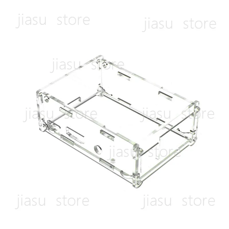 Clear Acrylic Enclosure for Raspberry Pi 2B 3B+ 3, Transparent Case with 3.5 Inch LCD Screen Holder