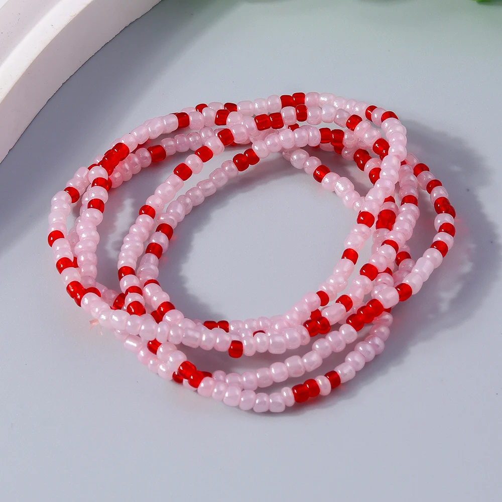 Aihua Böhmisches Handgefertigtes Perlenarmband für Frauen, Sommerliches Mehrschichtiges Buntes Perlenkettenarmband, Mädchen Boho Schmuck Großhandel – Detail 16