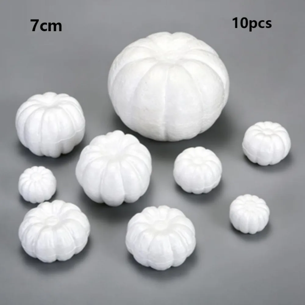 10pcs New Polystyrene Styrofoam Multi Modelling Foam Ball White Handmade DIY Supplies Snowflakes&Heart Ornaments