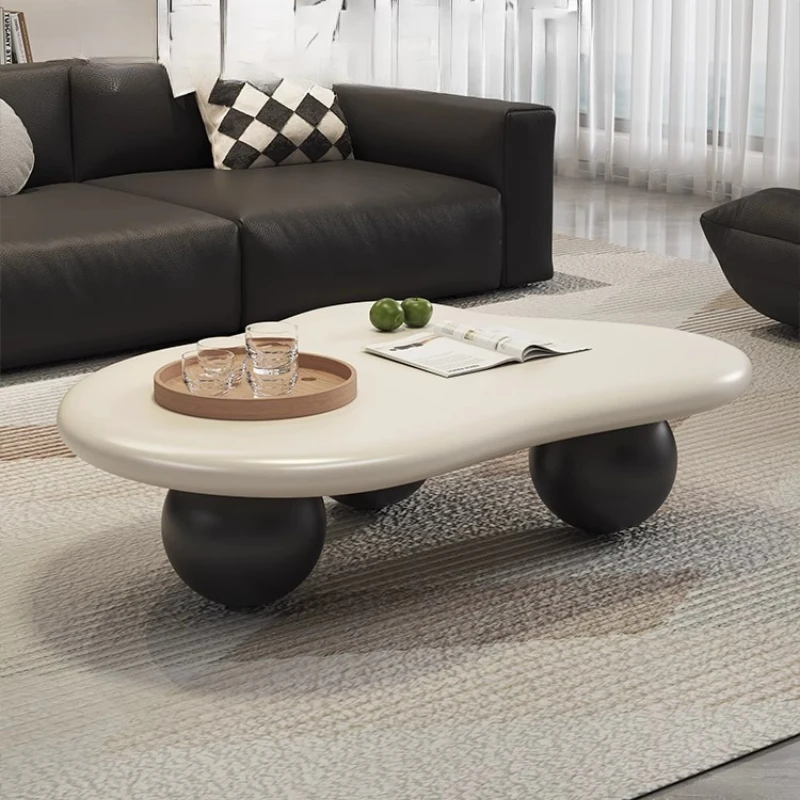 

White Unique Designer Coffee Table Modern Rustic Minimalist Luxury Coffee Table Space Saving Design Couchtisch Furniture Home