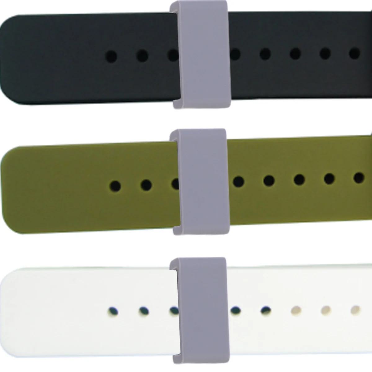 4pcs 14Mm Watch Strap Buckle Silicone Bezel Activity Ring For Smartwatch Replacement Glue Gasket Watchstrap Looping Ring