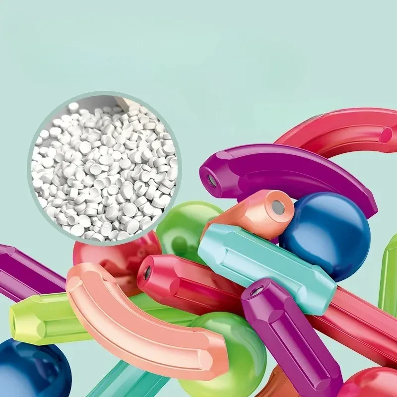 Zestaw magnetycznych klocków do budowania, zabawki edukacyjne dla najmłodszych, układanka rozwijająca mózg dla niemowląt, kreatywna magnetyczna zabawka z prętami.