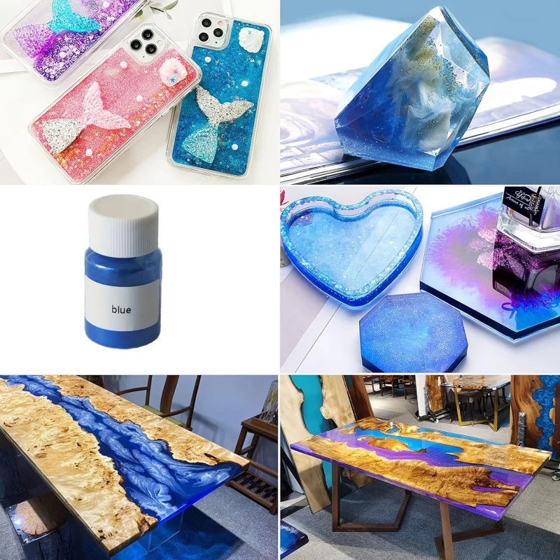 15 colors 10 g/bottle Resin Mica Powder, Epoxy Pigment, Glitter Powder Candle Making, Art Crafts, Colorant Dyes, DIY Handmade Re