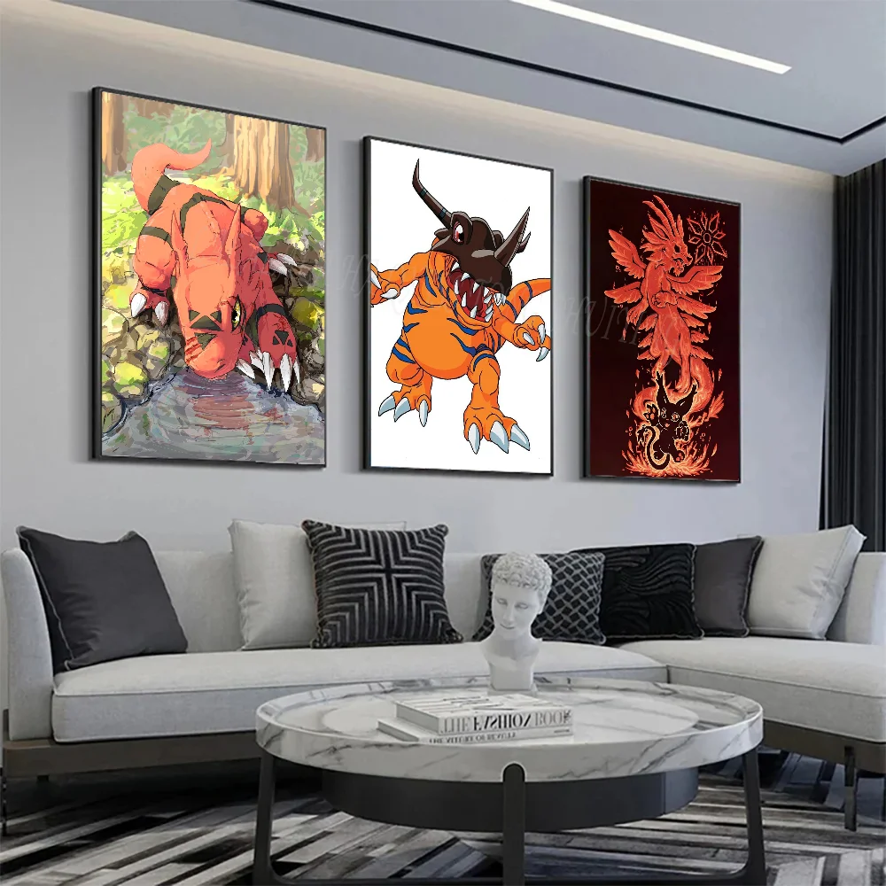 Japan Anime D-Digimon Poster Wall Art Home Decor Room Decor Digital Painting Living Room Restaurant Kitchen Art