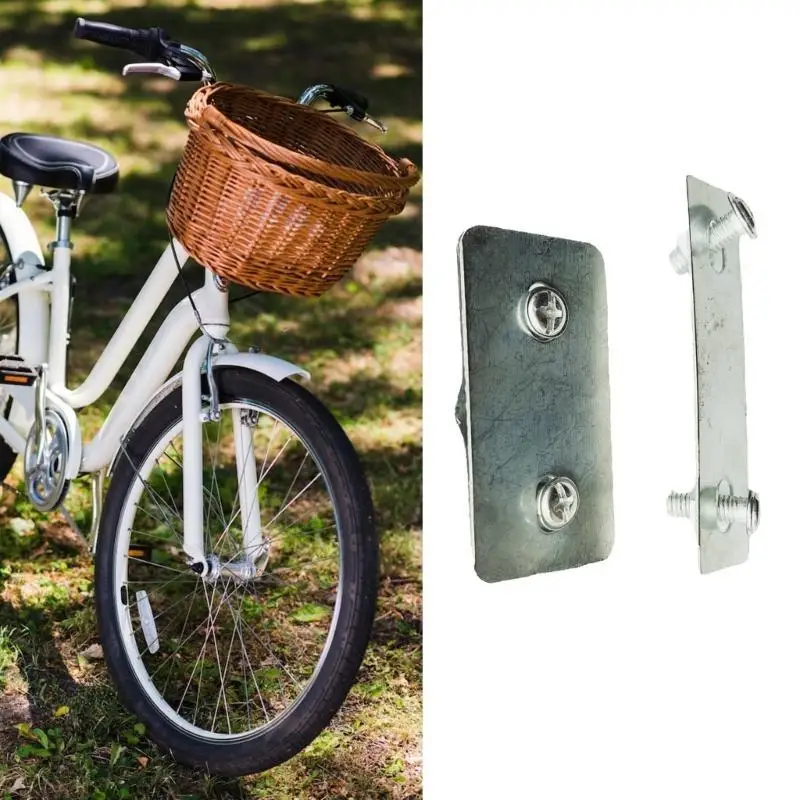Piastra Supporto Cesta Bici Stabile in Ferro