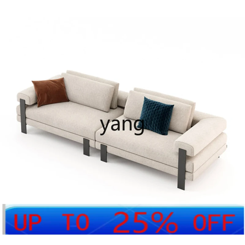 

lmm minimalist straight row fabric minimalist living room leisure sofa B & B