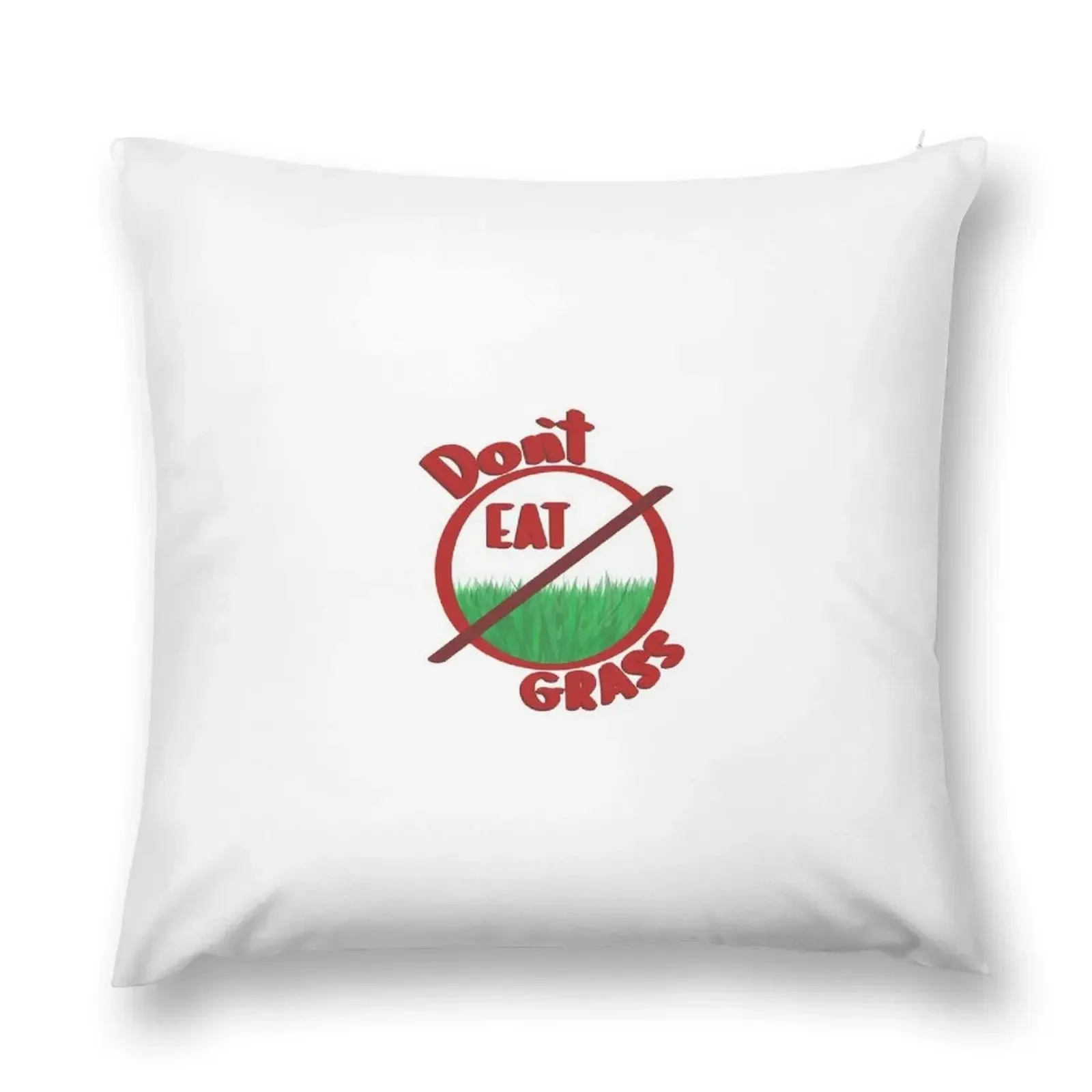 

Dont eat grass pls Throw Pillow pillow cover christmas Luxury Pillow Cover Cushions For Sofa