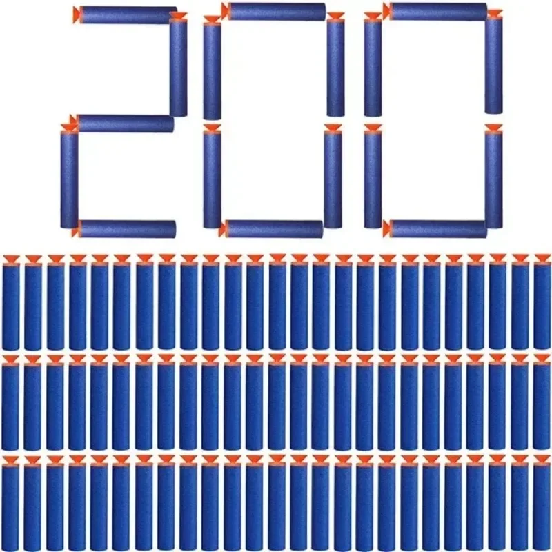 الأولاد لعبة عالية الجودة 7.2 سنتيمتر عبوة السهام لعبة بندقية الرصاص الأزرق مصاصة الرصاص ل Nerf بندقية سلسلة الناسف عيد الميلاد طفل الأطفال هدية