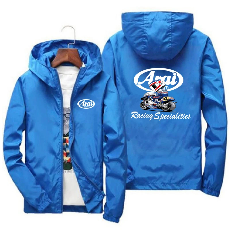 2024 Spring and Autumn New Arai- Men\'s Baseball Shell Set Casual Hip Hop Style Hunter, Motorcycle Jacket