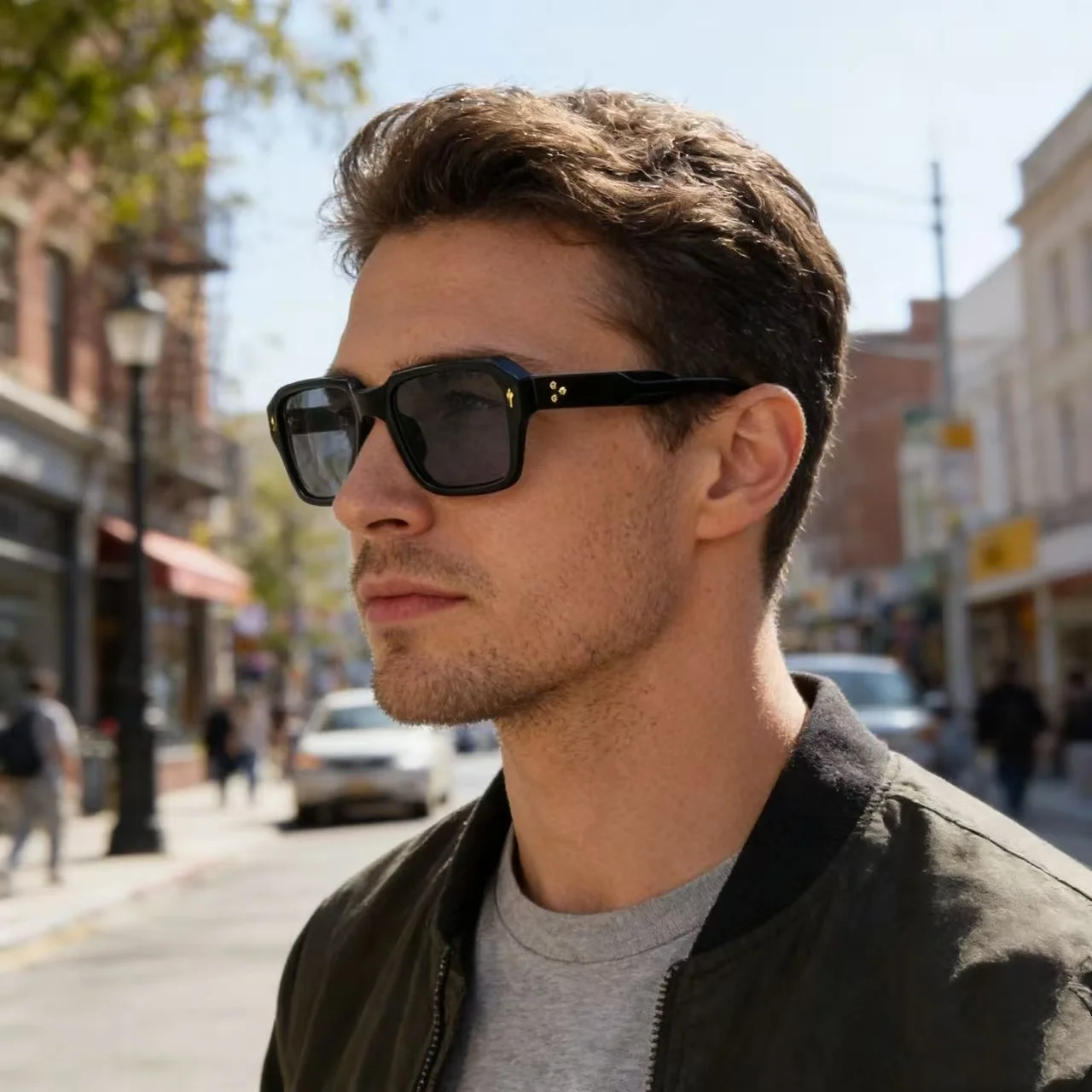 

Thick Frames Black Reading Sunglasses Men Finished Prescription Readers Women Outdoor Shade Sun Glasses +1.0 1.5 2.0 2.5