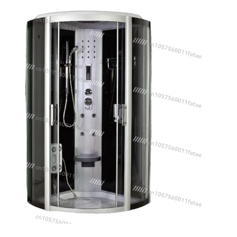 Modern Luxury 2-Person Hydro Massage Complete Steam Shower Cabin 5mm Glass Sliding Door with Frame for Hotels
