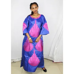 African Dresses For Women Dashiki African Bazin Riche Embroidery Design Clothing Fashion Dress