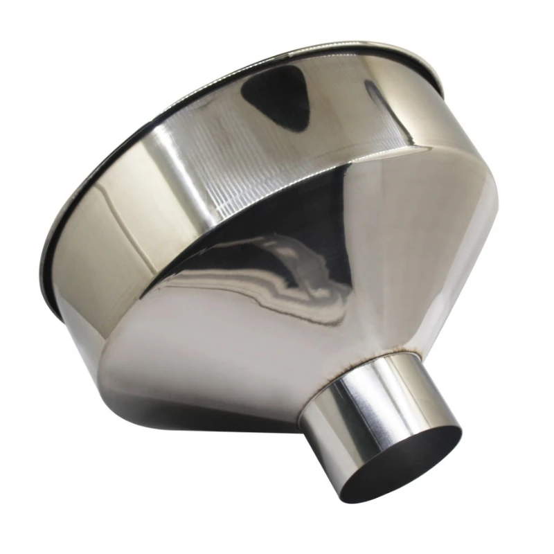 24/28cm diameter Stainless Steel Funnel for Beer Butter industrial Liquid Filling Wide Mouth Hopper kitchen filter tools