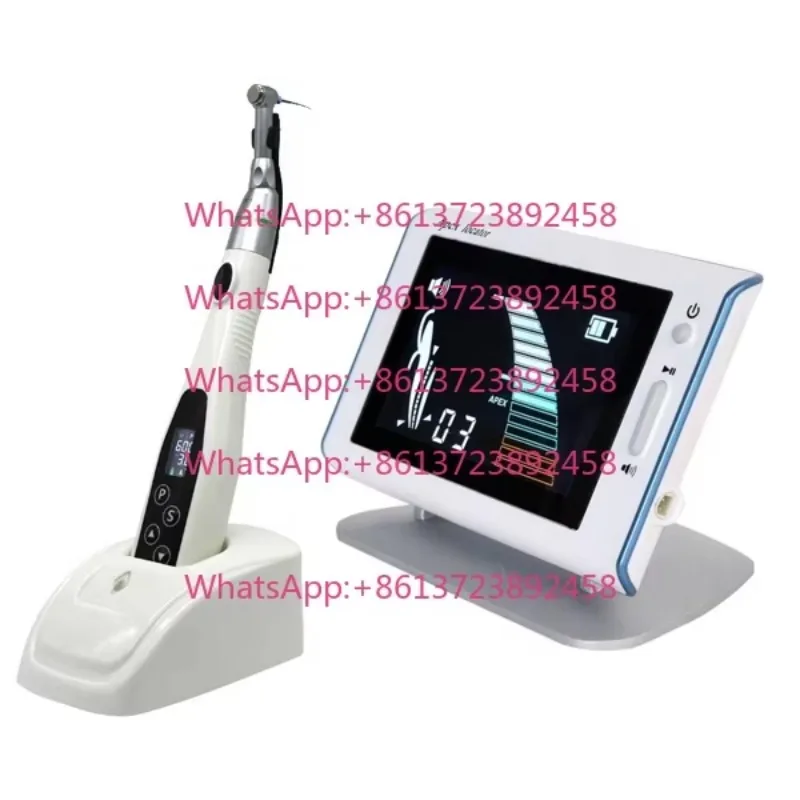 Dental Endo Motor 16: 1 Ratio Reduction with Contra Angle Wireless LED Endomotor Apex Locator