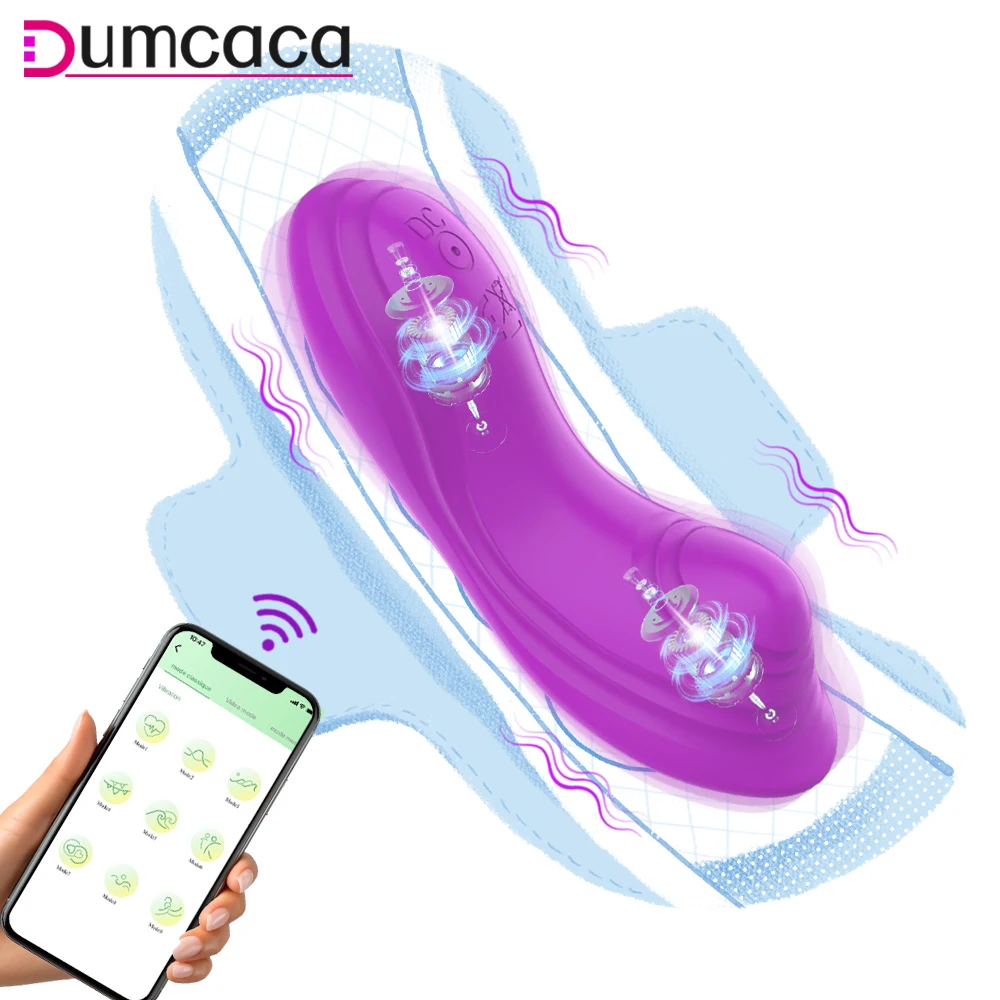 Vibrador de controle sem fio APP para mulheres, estimulador da vagina do clitóris, massageador, brinquedo adulto do sexo, desgaste da calcinha, masturbador feminino, sex shop