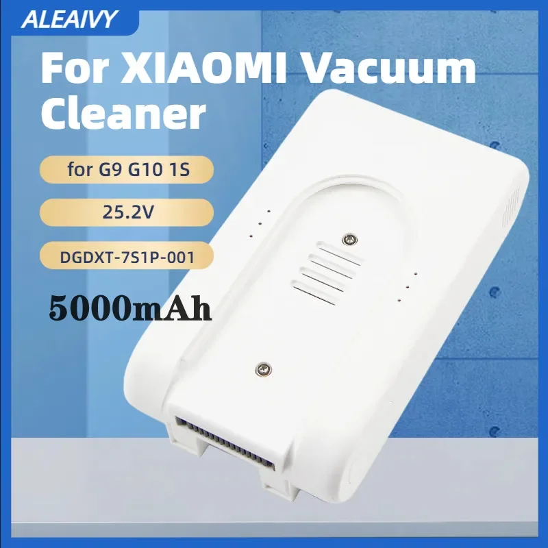 For XIAOMI Mijia Wireless Vacuum Cleaner G9 G10 1S Rechargeable Lithium Battery 25.2V 3000/4000/5000mAh Model: DGDXT-7S1P-001