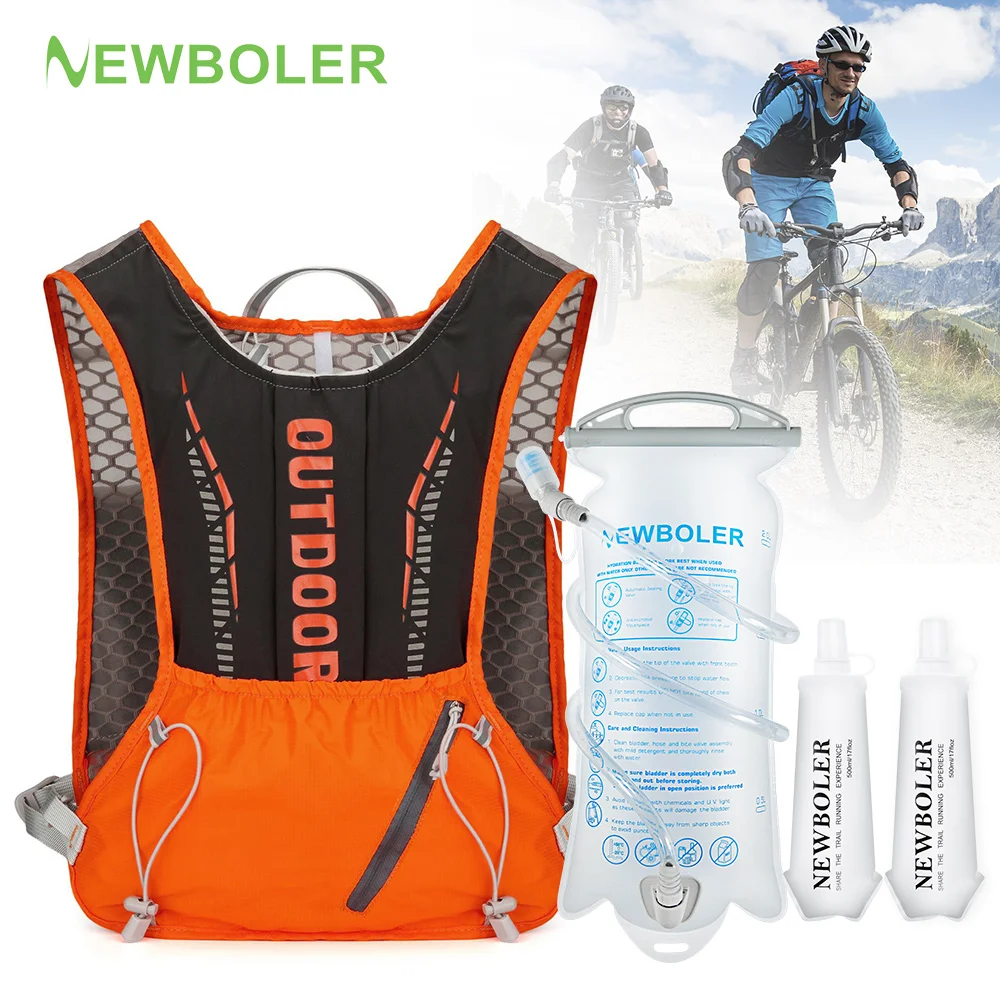 

5L Breathable Hydration Vest Trail Running Backpacks Lightweight Cycling Run Jogging Marathon Backpack Riding Climbing Bag