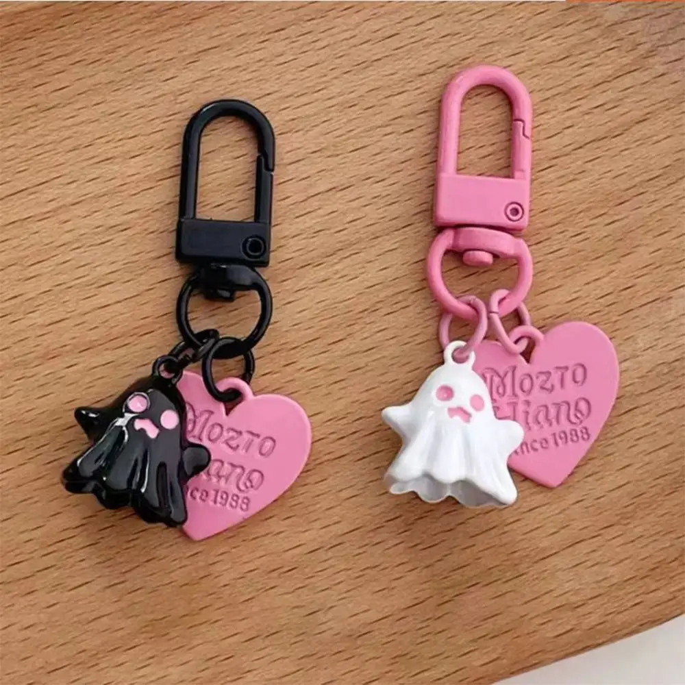 Cartoon Cute Ghost Key Chain Girls Y2K Pendant Girl Backpack Charms Jewelry Couple Bestie Friend Gift