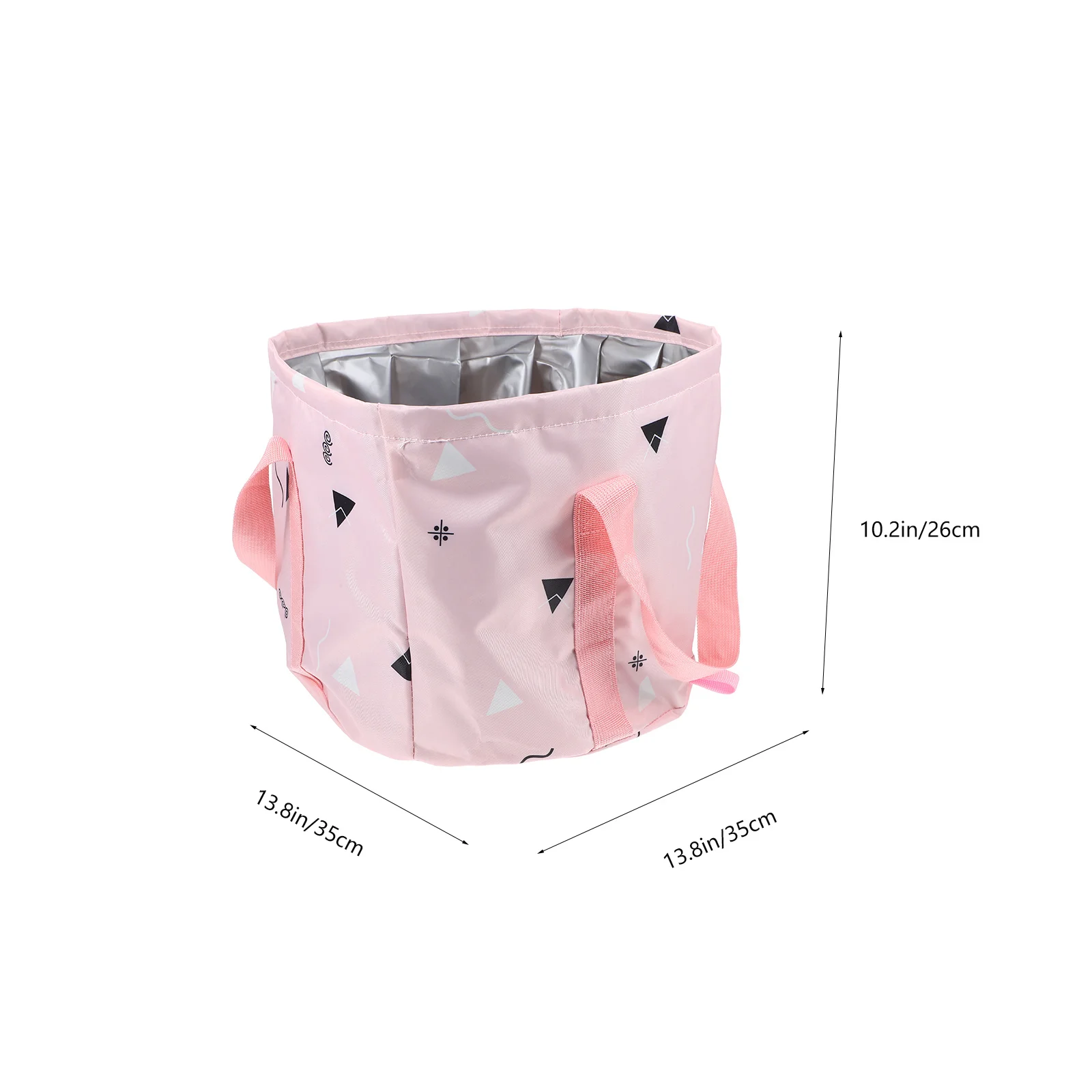 حوض استحمام قابل للطي محمول بسعة كبيرة حوض نقع للاستخدام المنزلي والسفر مقاوم للماء وقابل للطي لغسل القدم دلو حقيبة سبا للقدم