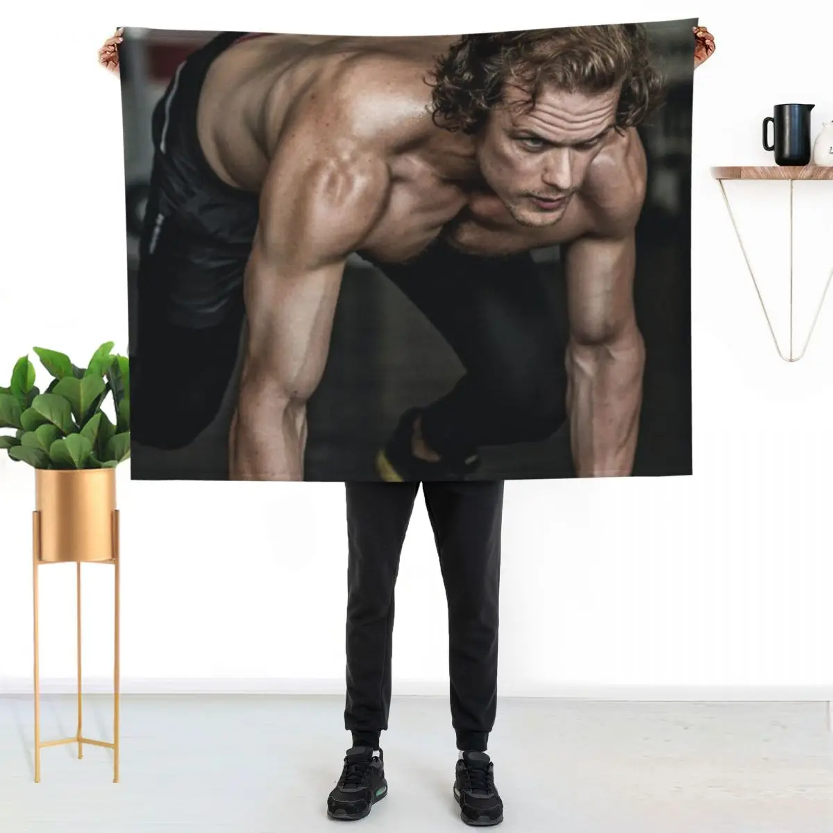 sam heughan Throw Blanket wednesday Cute blankets and throws Soft Big Nap cosplay anime Blankets
