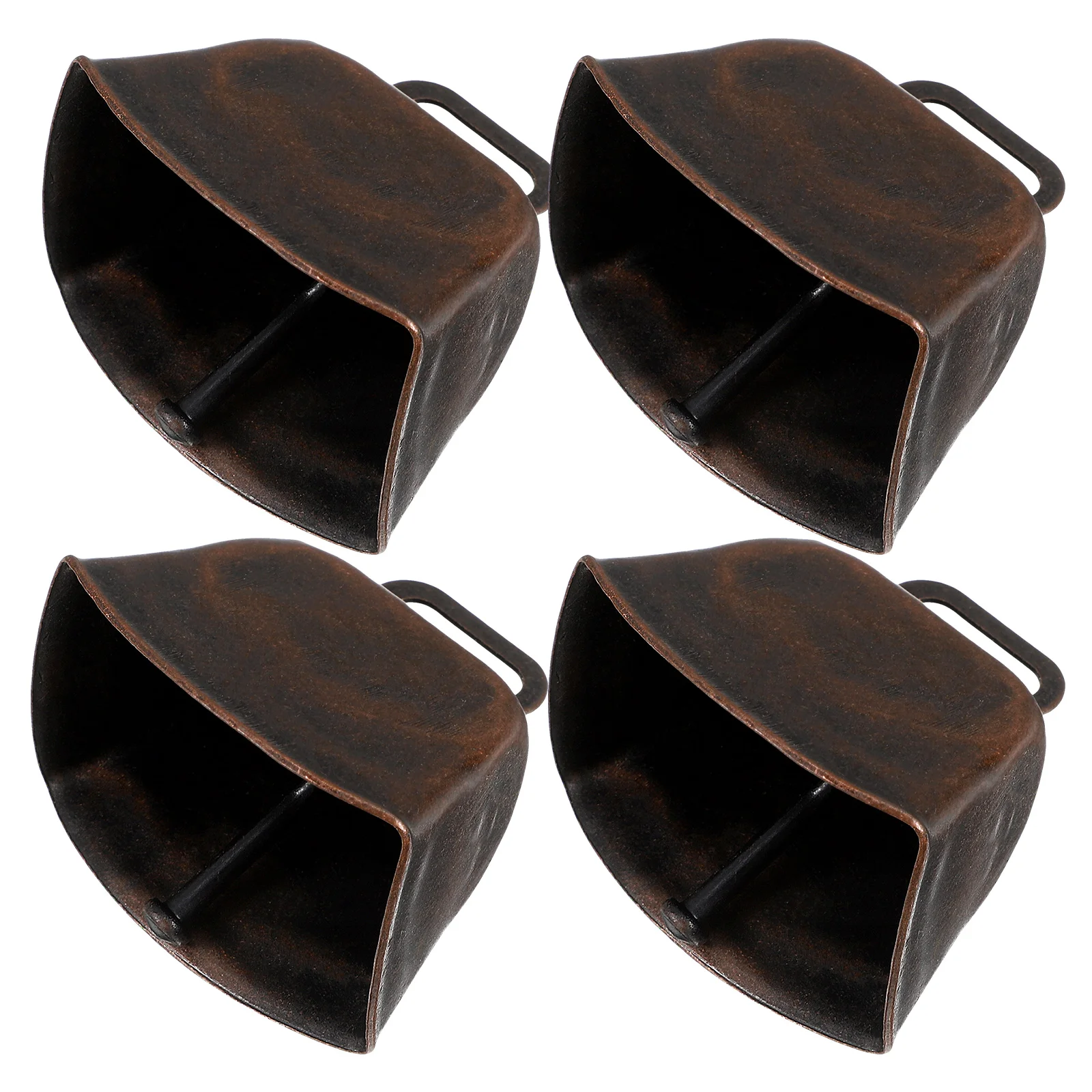 4 قطعة جرس البقر خمر أجراس الحديد المعدنية الصغيرة معلقة قلادة مزرعة الحيوان بصوت عال رنين الديكور الماشية رعي الجرس #2