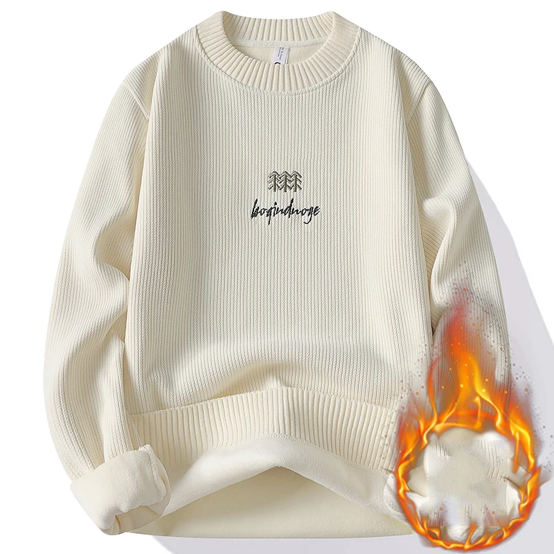 Sweater For Men Men's Clothing Men's Sweat-shirt Knit Autumn Streetwear Male Fashion Pullovers Casual Hombre Warm Solid Spring