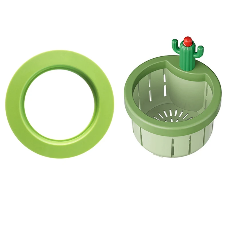 Cactus Kitchen Sink Drain Strainer,Cactus Sink Strainer, Multi-Functional Cactus Sink Draining Basket Filter