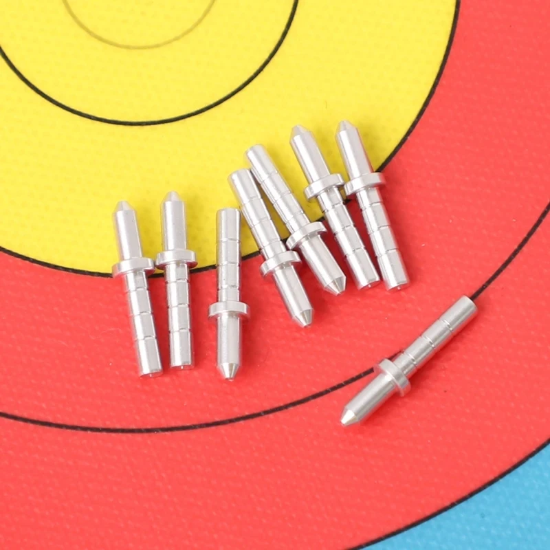 ID3.2mm Arrow Shaft Aluminum Nock Pins 50pcs Replacement Fittings for Compound Recurve Bow Archery Practice