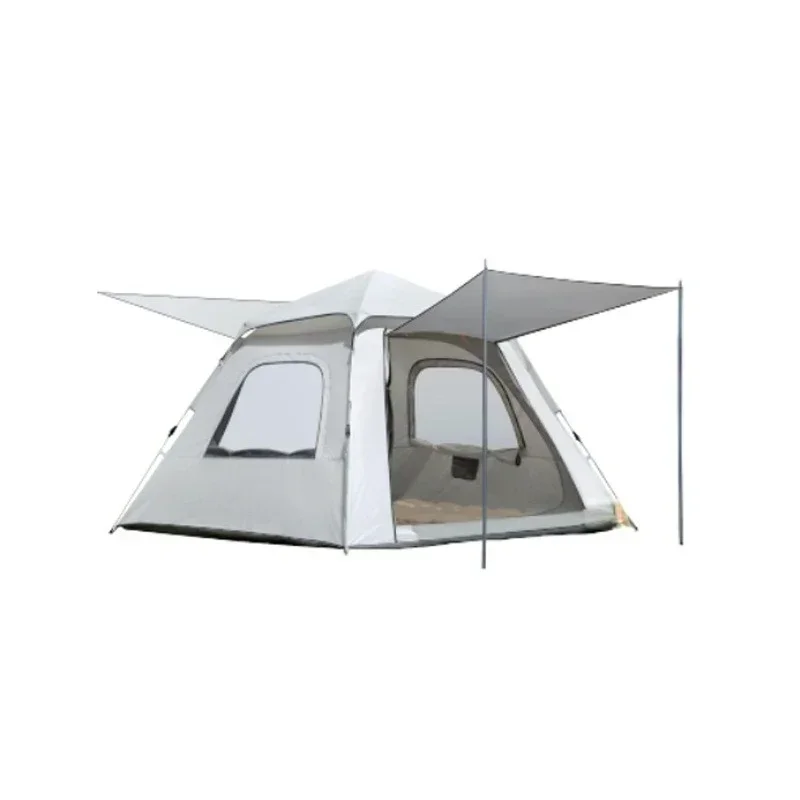 Outdoor tent folding portable camping overnight rainproof thickened automatic one-click opening and clsing camping full set of