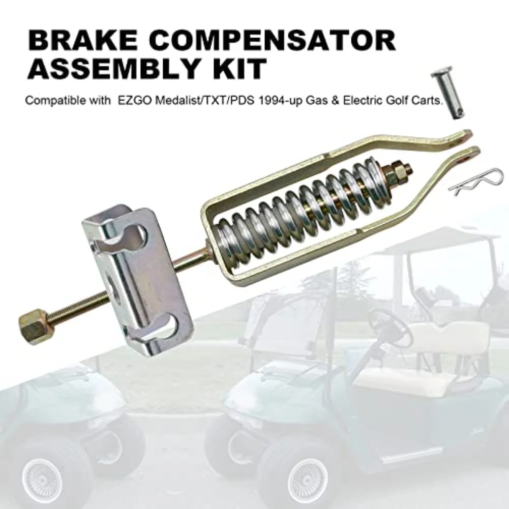 مخلب الفرامل الجمعية المعوض مكون المطاط المسامير تثبيت المسمار الذاتي قفل الجوز ل EZGO TXTPDS وعربات الغولف الكهربائية ﻿