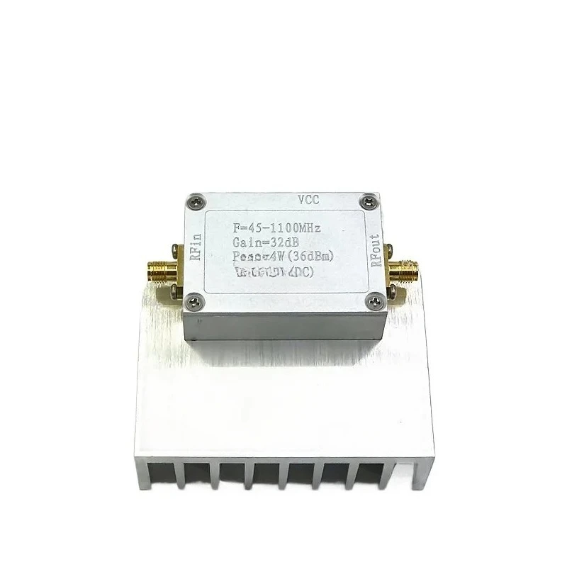 

RF, мощность, усилитель 45-1100 МГц, 4 Вт, усиление 32 дБ