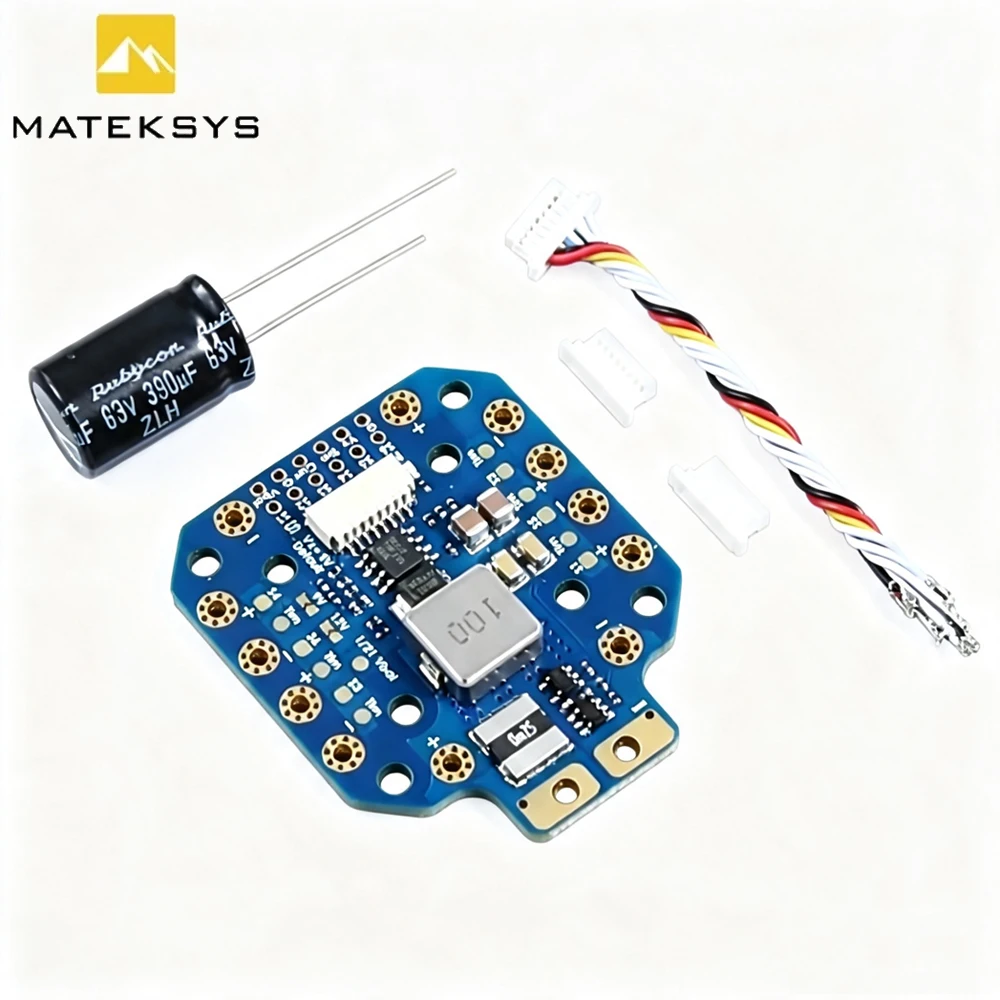 Mateksys Matek PDB-HEX 2-12S 6-axis Power Distribution Board 5V/12V BEC For FPV Drone/Quadcopter/Multicopter
