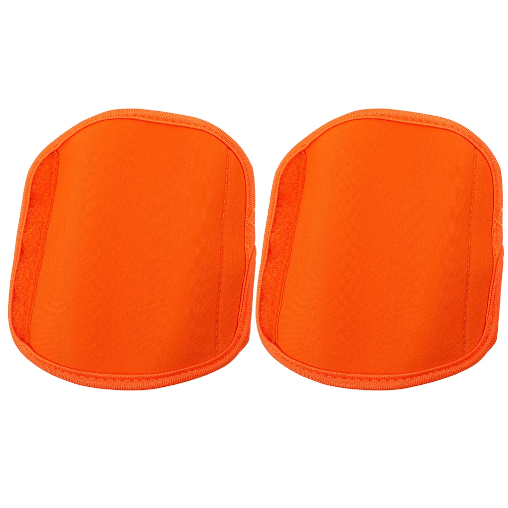 

2pcs Neoprene Handle Wraps High Elastic Thick Suitcase Handles Hand Protectors Orange Traveling Case Supplies Luggage Handle