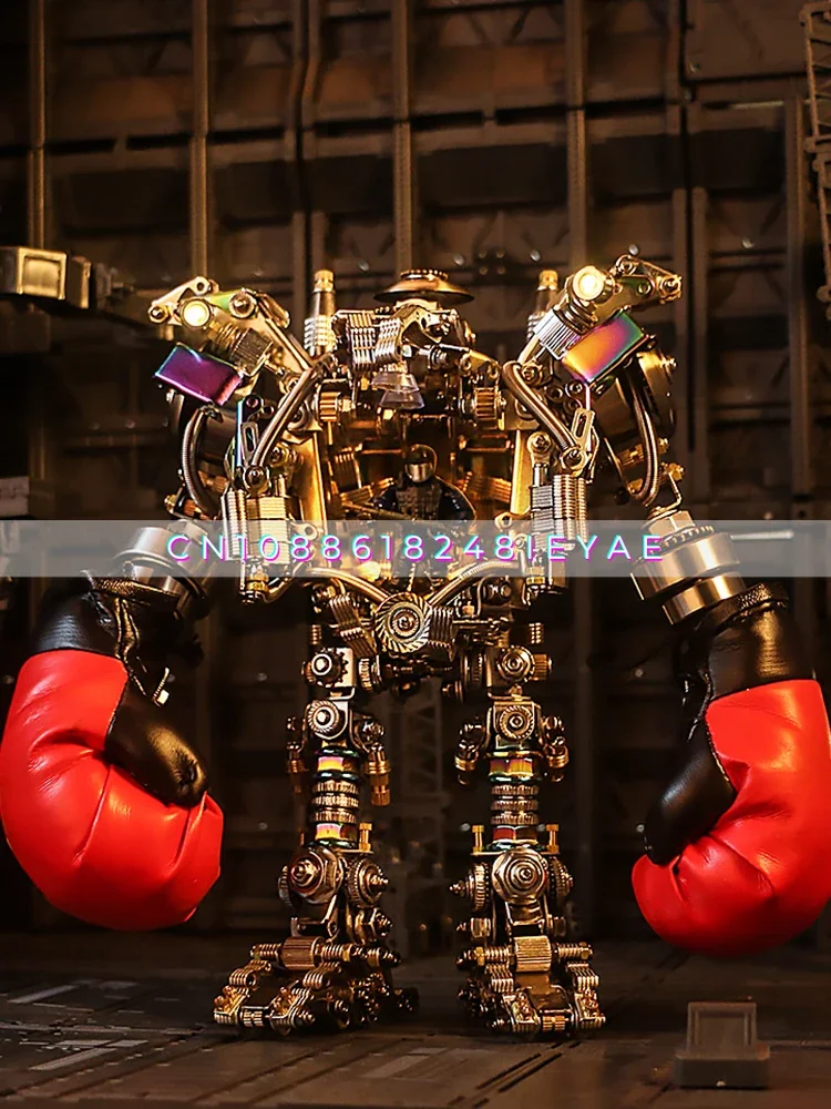 

The Mechanical Party Destroys The Mecha Metal Assembly Boxer Model Tide Play Holiday Gifts for Boys