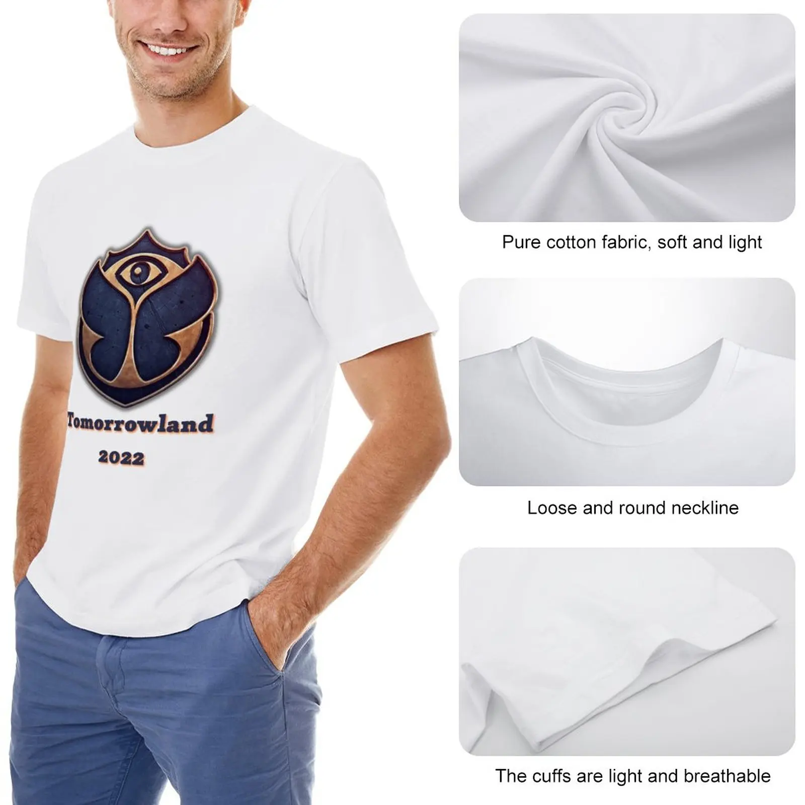 Tomorrowland 2022 - Festival Essential T-Shirt cute clothes funny t shirt Tee shirt plain t-shirt mens graphic t-shirts pack